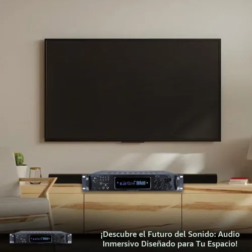 Vista 9 de Kit de sistema de sonido de cine en casa, amplificador Bluetooth de 7.2 canales de 1500 vatios con 6 unidades de altavoces de techo enmarcados de 8