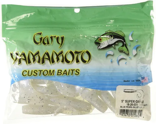 Vista 7 de Yamamoto Señuelos de pesca de plástico suave de 5 pulgadas con acción de rizado de cola – 20