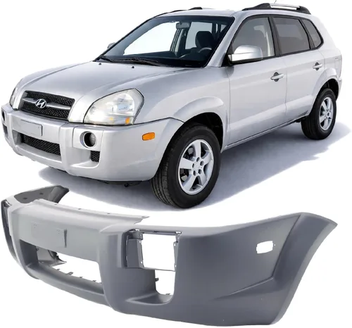 Vista 28 de FitParts Compatible con Nissan Titan 2017 cubierta de parachoques delantero superior