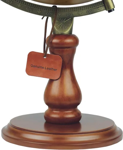 Vista 4 de Replogle Globes 35522 - Globo de expedición de cuero, pequeño
