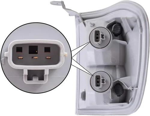 Vista 4 de Brock - Conjunto de luz de señal de repuesto para el lado del pasajero, compatible con Sequoia 2005-2007 y Tundra Double Cab 2005-2006 SOLAMENTE