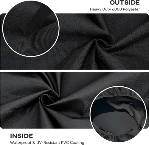 Vista 5 de Onlyfire Chef Funda protectora para horno de pizza Ooni Karu 12, para horno de pizza al aire libre, resistente, impermeable, resistente a