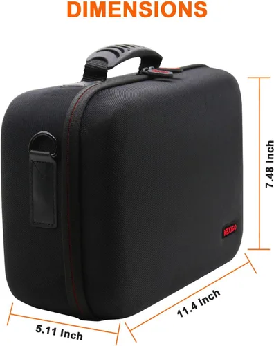 Vista 6 de NexiGo Hard Carrying Case for Oculus Quest 2 with Elite Strap All-in-one Lightweight VR Gaming Headsets and Controllers Accessories Hard Protective