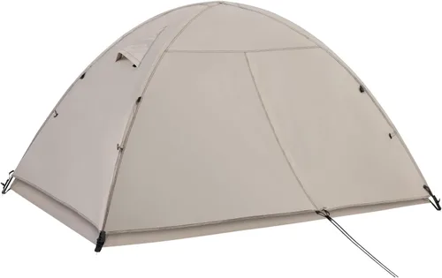 Vista 14 de Tienda de campaña domo ultraligera de doble capa impermeable para 2/4 personas de 4 estaciones para mochileros – Configuración fácil,