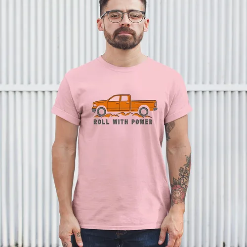 Vista 43 de Tee Hunt Camisetas gráficas y camisetas sin mangas para hombre Roll with Power Pickup Truck