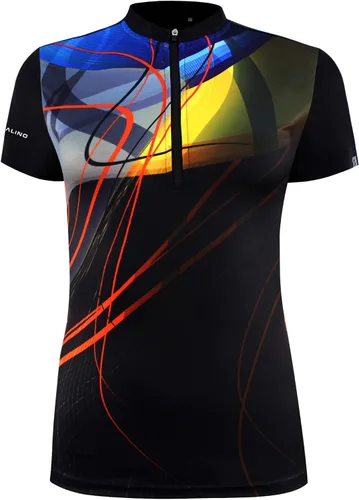 Vista 3 de SAVALINO Camiseta estampada con sublimación para mujer material que absorbe el sudor y se seca rápidamente talla S-5XL