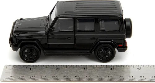Vista 6 de Jada Pink Slips 1:32 W1 Mercedes Benz Clase G 4x4 Coche fundido a presión, juguetes para niños y adultos (negro)