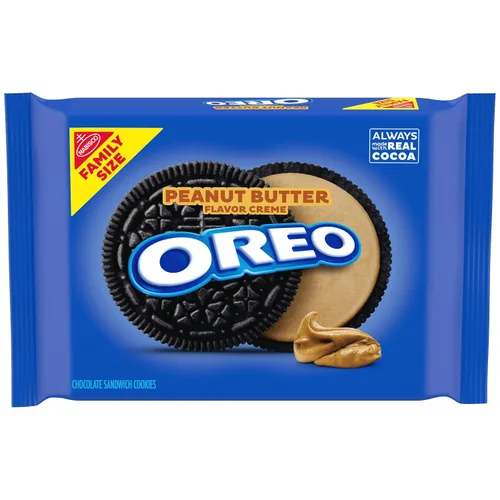 Vista 35 de OREO - Galletas sándwich de chocolate, 60 paquetes de aperitivos (2 galletas por paquete)