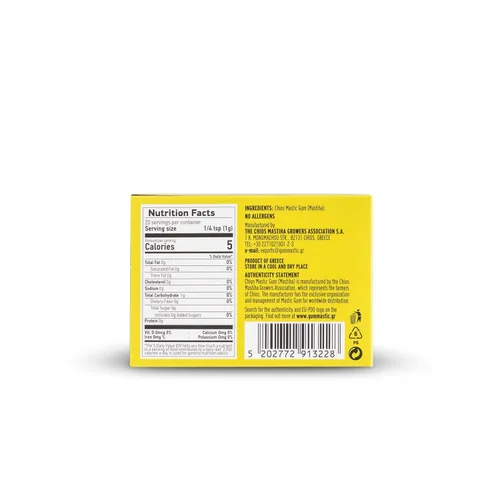 Vista 2 de Chios Mastiha - Resina natural de 0.71 oz – Lágrimas pequeñas Goma de masilla de Chios 100% pura Certificado PDO Goma de mascar dura natural