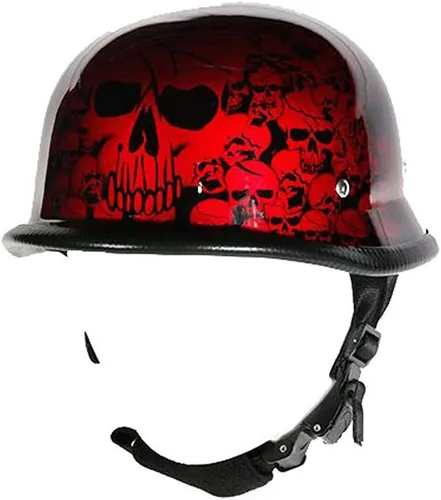 Vista 3 de Gorra de béisbol colorida alemana, novedosa calavera de cementerio