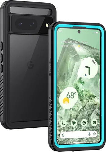 Vista 18 de Lanhiem Funda para Google Pixel 7, IP68 Impermeable a Prueba de Polvo con Protector de Pantalla Integrado, Funda Protectora de Teléfono de Cuerpo