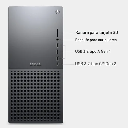 Vista 8 de Escritorio Dell Torre, Intel Core Ultra 7 265, 16 GB de RAM DDR5, Windows 11 Home