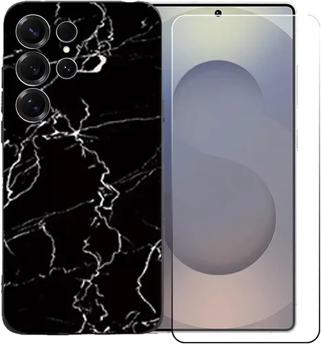 Vista 18 de OYLLM10 - Funda de TPU para Echoamo C25 Ultra + HD de vidrio templado, carcasa de silicona para parachoques trasero, 9 dureza, antiarañazos