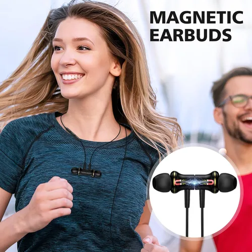 Vista 6 de Auriculares USB C para iPhone 17 Air 16 15 Pro Max Plus/iPad, auriculares tipo C con aislamiento de ruido con micrófono, cable magnético estéreo