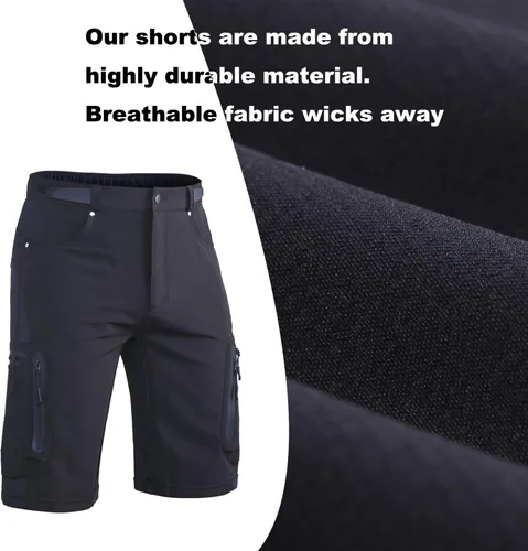 Vista 2 de Ally - Pantalones cortos holgados de ciclismo para hombre