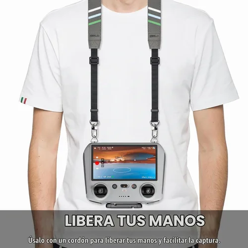 Vista 3 de STARTRC RC2 - Correa para el cuello para DJI Mini 4 Pro, ajustable RC 2/RC Pro/RC Lanyard para DJI Mini 4 Pro/Mini 4K/Air 3S/Mini 3/Mini 3 Pro/Mavic