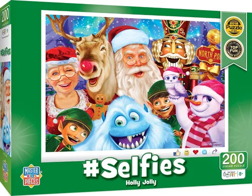 Vista 10 de Masterpieces Rompecabezas de 200 piezas para niños, #Selfies Barnyard Besties, 14 x 19 pulgadas