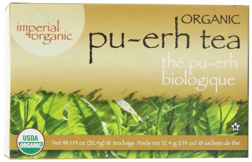 Vista 3 de Imperial Organic Tea, Pu-Erh, 18 bolsas de té (paquete de 4)