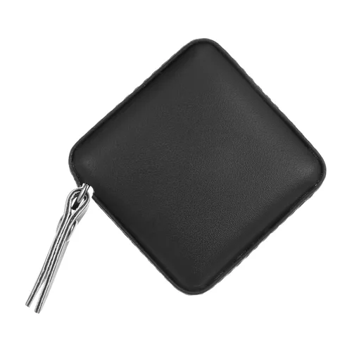 Vista 14 de HARFINGTON Cinta métrica retráctil cuadrada de 59.1 in/60 pulgadas, funda de cuero suave, tamaño de bolsillo para cuerpo, tela, medidas de costura