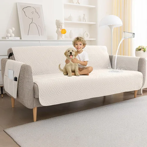 Vista 22 de Deep Dream Fundas impermeables para silla reclinable, funda antideslizante para sofá reclinable, protector de muebles para niños perezosos, funda