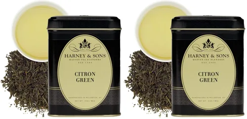 Vista 3 de Harney & Sons Citron Green té suelto lata de té de 3 oz