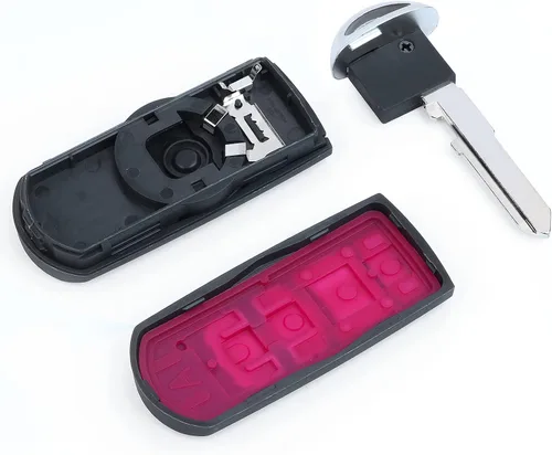 Vista 8 de Beefunny Funda de llave de repuesto para mando a distancia de coche, 4 botones, para Mazda 3 6 2014-2018 SKE13D-01 (Solo funda de llave)