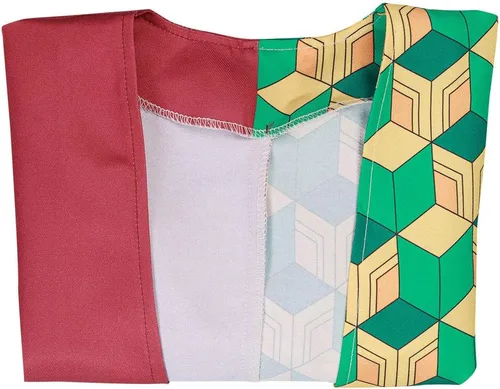 Vista 6 de Kimetsu Tanjirou Nezuko Giyuu Capa Capa Cosplay Kimono Cardigan Top Chaqueta