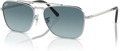 Vista 2 de Ray-Ban Unisex Sunglasses Gold Frame, Green Lenses, 58MM