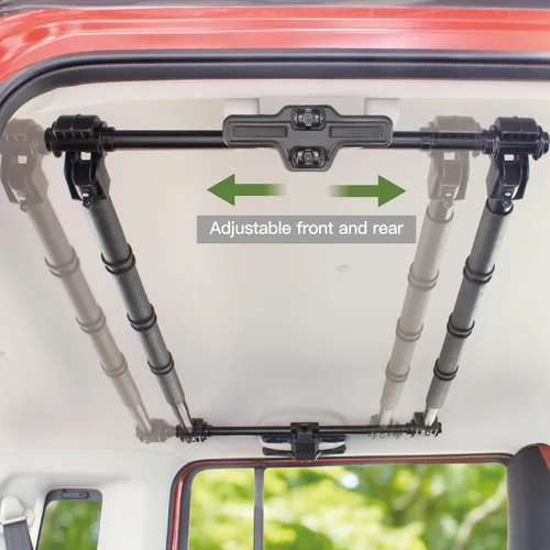 Vista 3 de LITTLEMOLE Soporte para Caña de Pescar para Vehículos, Capacidad para 6 Cañas, Resistente Ajustable de 34-57 Pulgadas, Portacañas de Techo