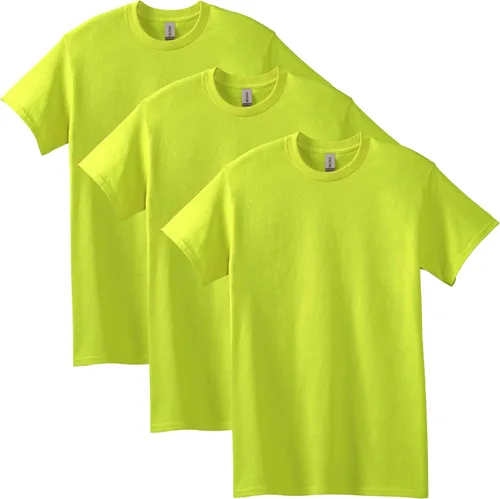 Vista 25 de Gildan Camiseta de algodón pesado para adultos, estilo G5000, paquete múltiple Gris ceniza (paquete de 2)
