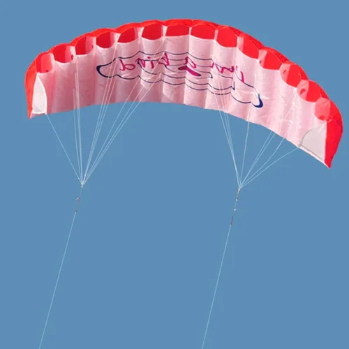 Vista 3 de GZYF - Cometa de tracción de doble línea, entrenamiento de surf, cometa y paracaídas Rojo