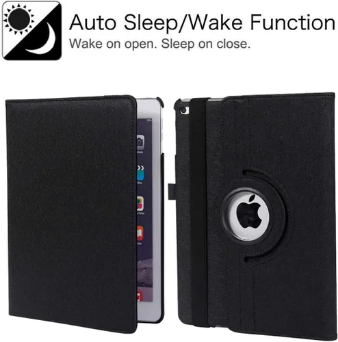 Vista 4 de Funda para iPad de 9.7 pulgadas 2018 2017/iPad Air 2 – Funda protectora con soporte giratorio de 360 grados, funda protectora inteligente