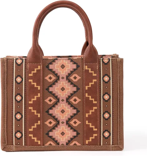 Vista 6 de Wrangler Aztec Tote Bag for Women Boho Shoulder Purses and Handbags