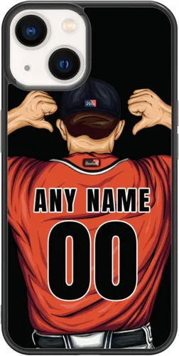 Vista 28 de Custome - Funda de teléfono de béisbol, diseño creativo de béisbol deportivo con número de estrella para iPhone 11, 12, 13, 14, 15 Pro Max Plus Mini