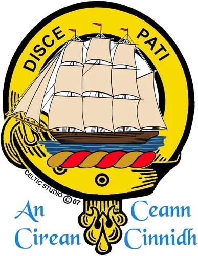 Vista 3 de Decantador de insignia del clan escocés Duncan