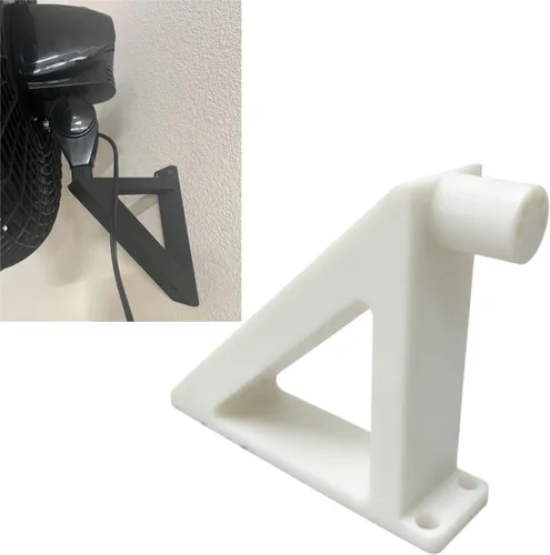Vista 6 de Soporte de pared para ventiladores de pedestal Lasko (se adapta a una base de 0.984 in), compatible con modelos de 18 y 20 pulgadas, soporte de Negro