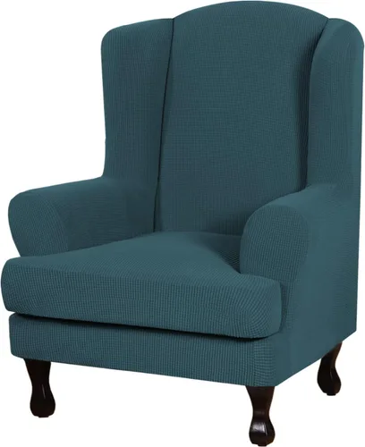 Vista 50 de H.VERSAILTEX - 2 fundas protectoras de licra suave Jacquard para respaldo de silla, lavable a máquina