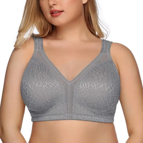 Vista 4 de DotVol Brasier reductor de figura completa para mujer, cómodo, busto grande, sin varillas, sin relleno, talla grande