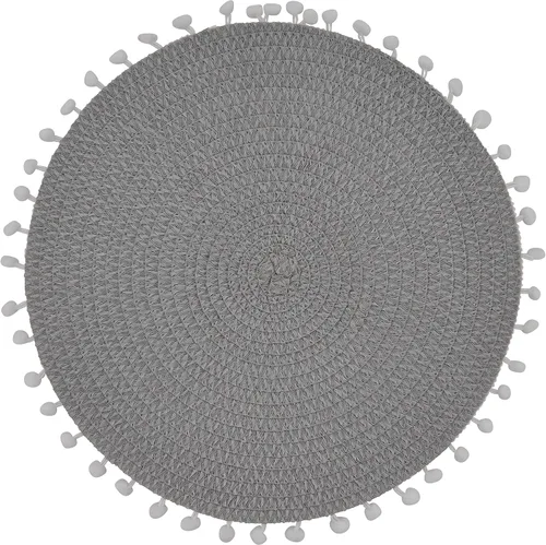 Vista 12 de Manteles individuales con diseño de pompones (juego de 4)