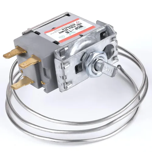 Vista 3 de Termostato de mini refrigerador, termostato de refrigerador universal de montaje de tornillo de 3 pines WDF-18 250V Compatible con 110V 4(6) A