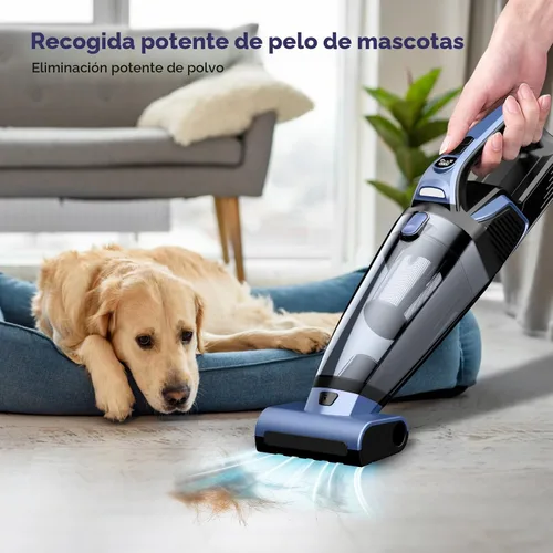 Vista 3 de Aspirador de mano de pelo para mascotas sin cable: 20000PA Aspiradora