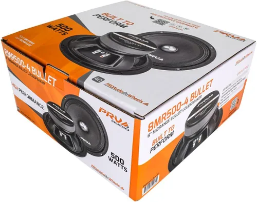 Vista 6 de PRV AUDIO Altavoz de rango medio de 8 pulgadas 8MR500-4, potencia de programa de 500 vatios, 4 ohmios, altavoces de bala de bobina de voz de 1.5