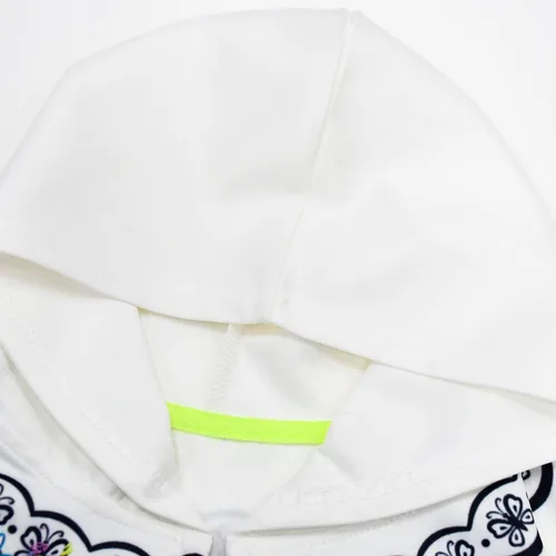 Vista 5 de Mirabel Luisa - Chaqueta con capucha estampada con cremallera y bolsillos para niñas