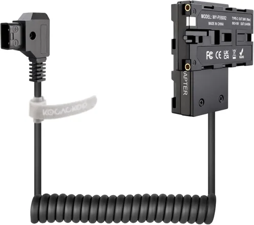 Vista 8 de D-Tap Ptap a doble cara NP-F550/970/570/770 Adaptador de corriente de batería ficticia (estructura cruzada) para monitor de campo, transmisión