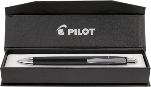 Vista 5 de PILOT Axiom Collection - Bolígrafo retráctil, barril negro, tinta azul, punta media (90060)