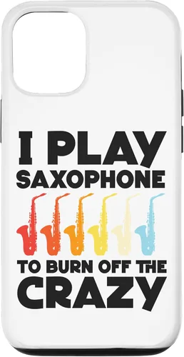 Vista 28 de iPhone 16 Saxofón I play saxofón para quemar el caso loco