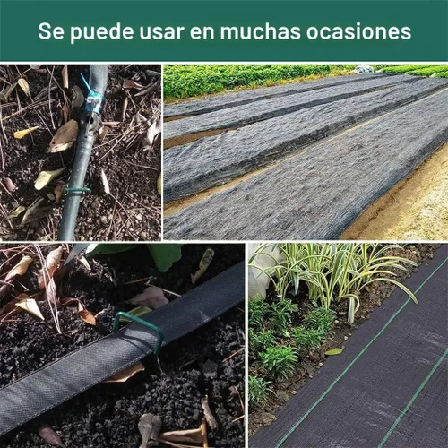 Vista 4 de Estacas de Jardín Grapas de Suelo Paisajismo Asegurando Clavijas de Anclaje Pines de Jardinería Picos para Césped Granja Barrera de Malezas Tela