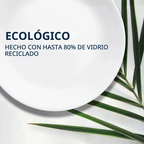 Vista 4 de Corelle Livingware Winter Frost White Tazón para Servir de 2 Cuartos - 1 Tazón - 2 Cuartos - Vidrio Resistente a Astillas