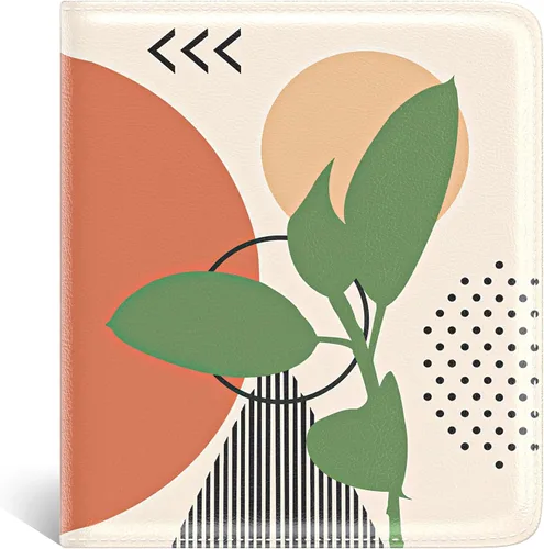 Vista 23 de Nipichsha Cartera para mujer, billetera pequeña y delgada con bloqueo RFID para tarjetas de crédito, cartera de cuero compacta de dos pliegues