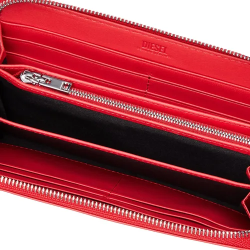 Vista 5 de Diesel 24 carteras con cremallera redonda, Blanco